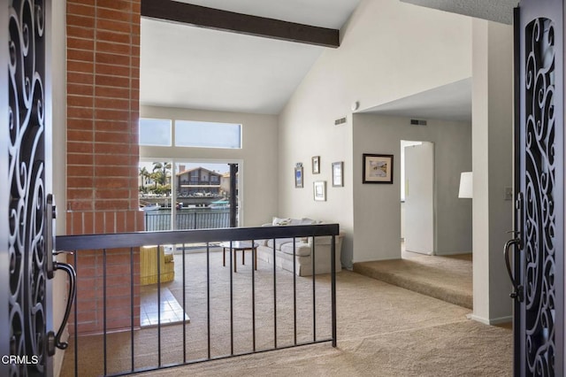 2120 Jamestown Way, Oxnard, CA 93035 - foyer entrance with carpet floors