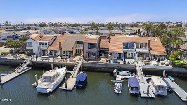 2120 Jamestown Way, Oxnard, CA 93035 - dock featuring a water view and a residential view
