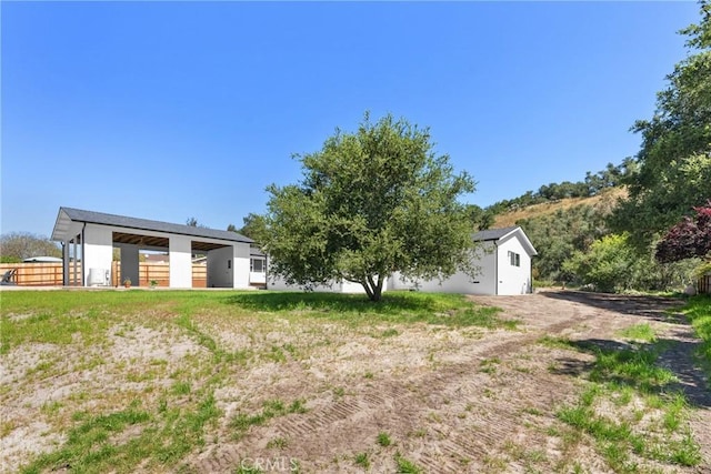1804 Deer Canyon Rd, Arroyo Grande, CA 93420 - view of yard featuring an outdoor structure and a storage unit