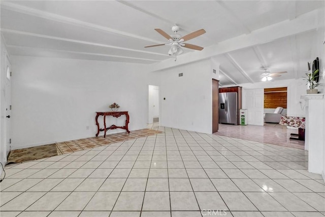 6109 N Traymore Ave, Azusa, CA 91702 - spare room featuring a ceiling fan and light tile patterned floors