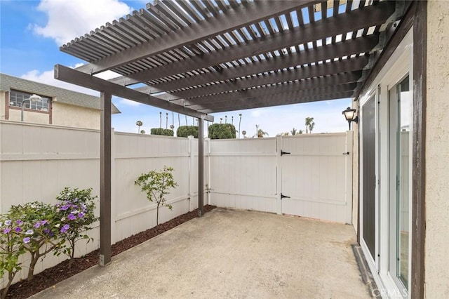 128 Fairview St Unit 1, Santa Ana, CA 92704 - view of patio / terrace with a fenced backyard and a gate