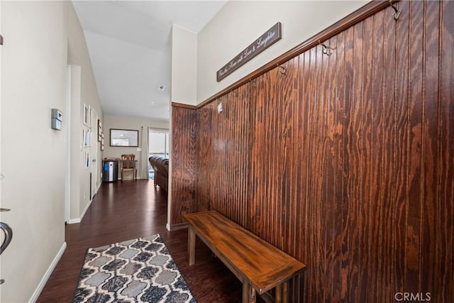7525 Starlight Way, Julian, CA 92036 - mudroom with wood finished floors and baseboards