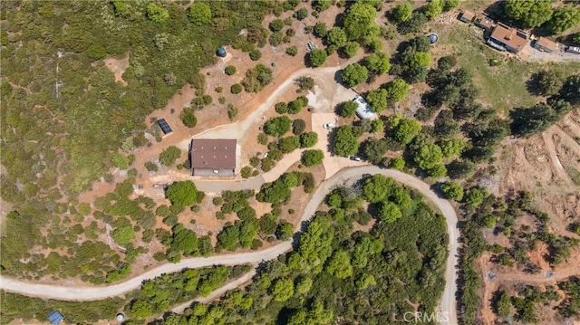 7525 Starlight Way, Julian, CA 92036 - aerial view of property and surrounding area