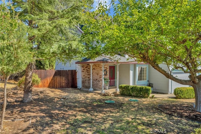 15632 Little Peak Rd, Hidden Valley Lake, CA 95467 - view of outbuilding with a porch and fence