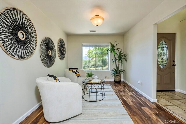 15632 Little Peak Rd, Hidden Valley Lake, CA 95467 - living area featuring wood finished floors and baseboards