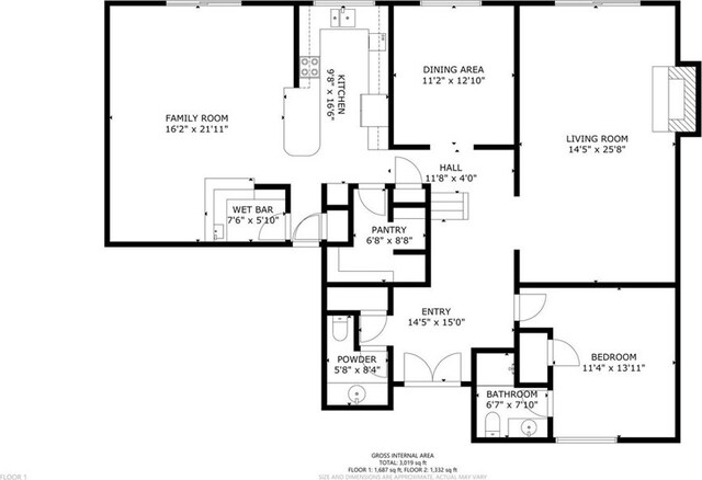 5932 Ellenview Ave, Woodland Hills, CA 91367 - floor plan / room layout