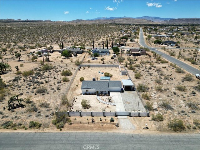3872 Balsa Ave, Yucca Valley, CA 92284 - overview of rural landscape with a desert landscape and mountains
