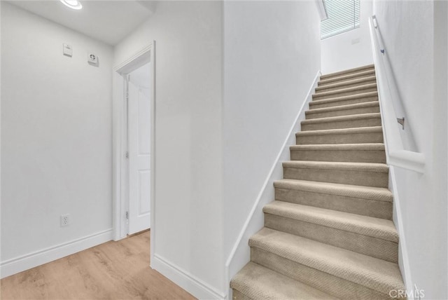 12455 Benton Dr Unit 2, Rancho Cucamonga, CA 91739 - stairs featuring wood finished floors, baseboards, and recessed lighting