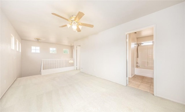 4919 Oakhurst Ave, Banning, CA 92220 - carpeted empty room featuring a ceiling fan