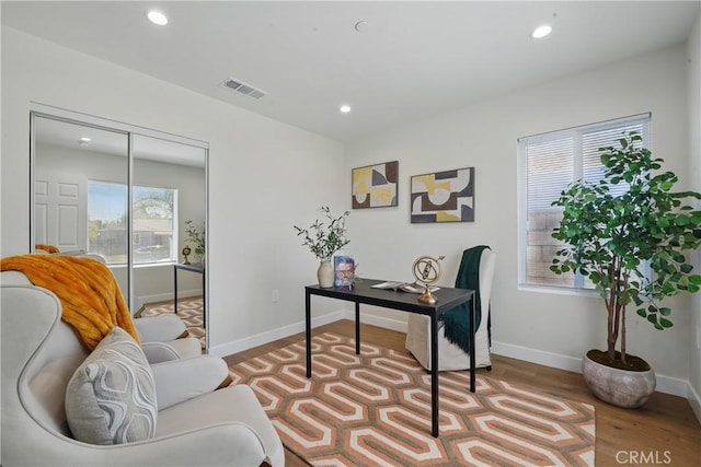 8142 Vantage Ave, North Hollywood, CA 91605 - office space with wood finished floors, recessed lighting, and baseboards