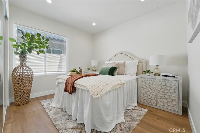 8142 Vantage Ave, North Hollywood, CA 91605 - bedroom with wood finished floors, recessed lighting, and baseboards
