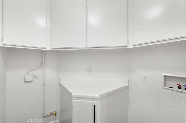 15283 Rousseau Ln, La Mirada, CA 90638 - laundry room featuring hookup for a washing machine, cabinet space, and hookup for an electric dryer