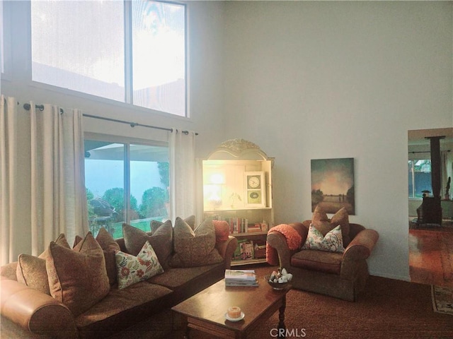 3889 Acorn Ct, Simi Valley, CA 93063 - living room with a towering ceiling and healthy amount of natural light