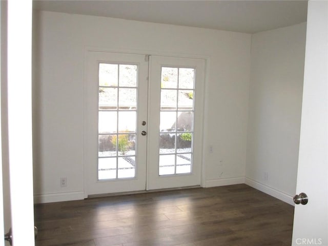26925 Via Grande, Mission Viejo, CA 92691 - entryway featuring french doors, plenty of natural light, and wood finished floors