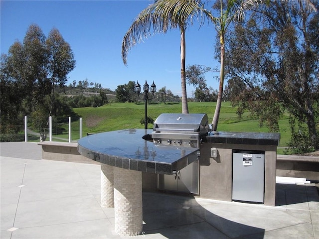 26925 Via Grande, Mission Viejo, CA 92691 - view of patio with exterior kitchen and area for grilling