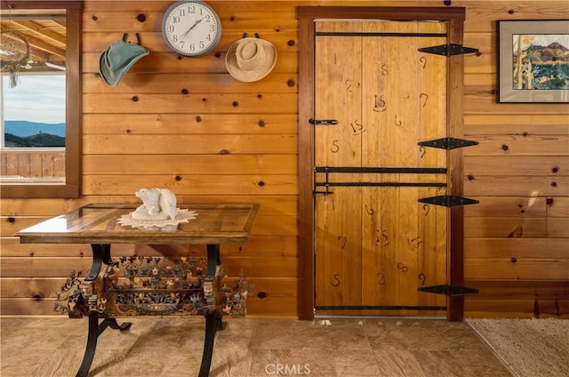 9000 Figueroa Mountain Rd, Los Olivos, CA 93441 - interior space with wood walls