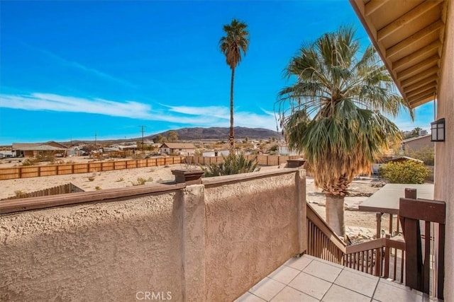 7565 Sherman Hoyt Ave Unit 29, Palms, CA 92277 - balcony featuring a mountain view