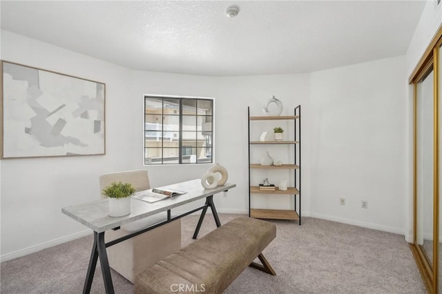 1924 Mathews Ave Unit B, Redondo Beach, CA 90278 - home office with carpet floors and baseboards
