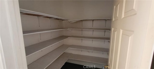 view of storage area