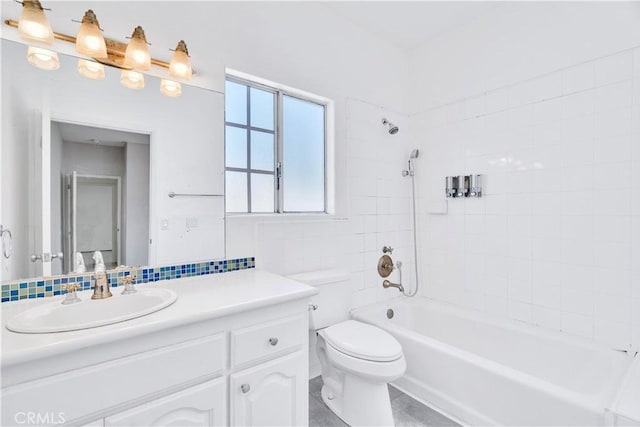 14807 Otsego St, Sherman Oaks, CA 91403 - bathroom with toilet,  shower combination, and vanity
