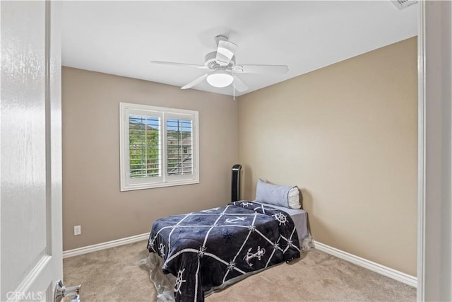 34274 Deergrass Way, Lake Elsinore, CA 92532 - bedroom featuring carpet floors, baseboards, and ceiling fan