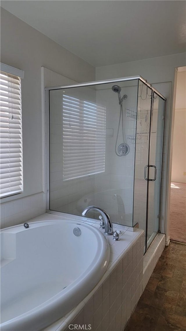 29746 Maxmillian Ave, Murrieta, CA 92563 - bathroom with a shower stall and a garden tub