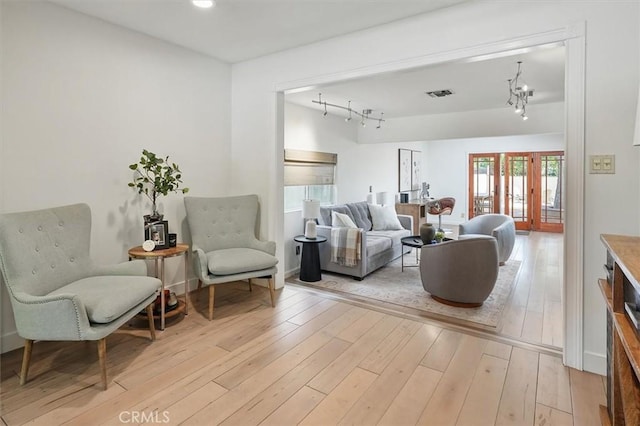 850 N Naomi St, Burbank, CA 91505 - living area with light wood-type flooring