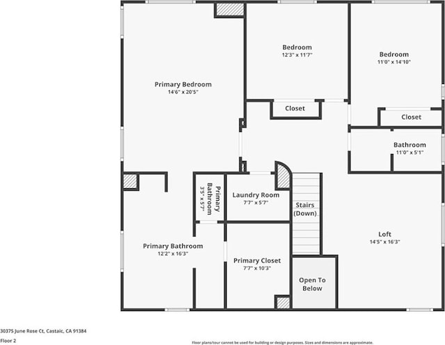 30375 June Rose Ct, Castaic, CA 91384 - floor plan / room layout