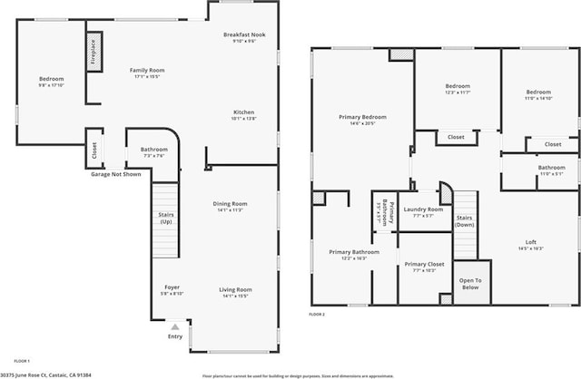 30375 June Rose Ct, Castaic, CA 91384 - room layout