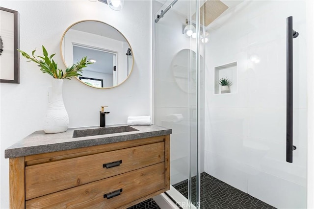 29951 Morongo Pl, Laguna Niguel, CA 92677 - full bath featuring vanity and a shower stall