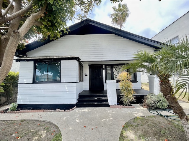 bungalow-style house featuring a porch