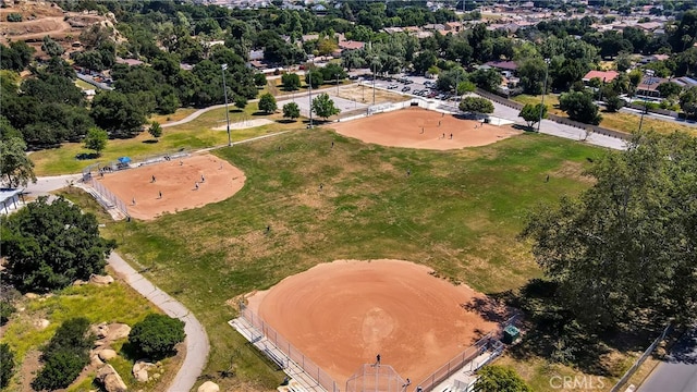 aerial view of property's location