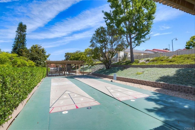 3579 Twilight Ln, Oceanside, CA 92056 - surrounding community with shuffleboard and fence