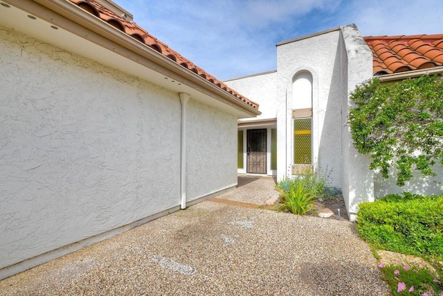3579 Twilight Ln, Oceanside, CA 92056 - doorway to property with a tile roof and stucco siding