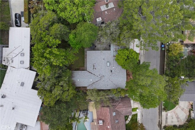 aerial view of property's location