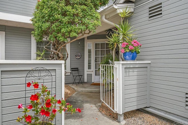 entrance to property with a gate