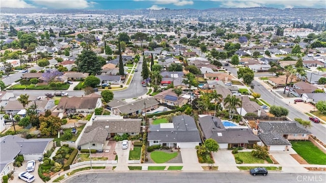 340 Terry Way, La Habra, CA 90631 - aerial overview of property's location featuring nearby suburban area