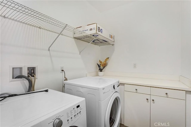 281 N Mar Vista Ave Unit 23, Pasadena, CA 91106 - washroom featuring washing machine and clothes dryer and cabinet space