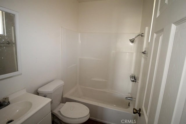 404 N 4th Ave, Barstow, CA 92311 - full bath featuring vanity, toilet, and bathtub / shower combination