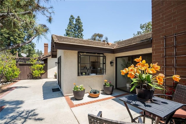 1233 N Diamond Bar Blvd, Diamond Bar, CA 91765 - doorway to property with stucco siding and a patio