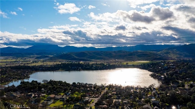 18863 Stonegate Rd, Hidden Valley Lake, CA 95467 - water view featuring a mountainous background