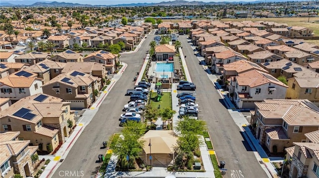 148 Camden Ct, Perris, CA 92571 - aerial perspective of suburban area featuring a mountain backdrop