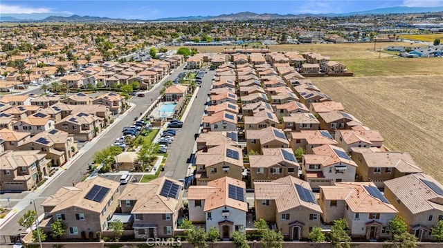 148 Camden Ct, Perris, CA 92571 - aerial view of residential area featuring mountains
