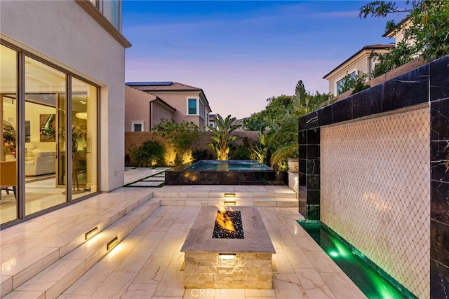 244 Coal Mine, Irvine, CA 92602 - view of patio with a fire pit