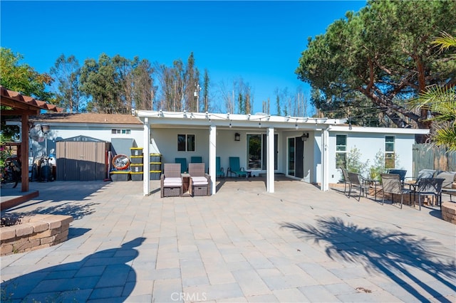 840 S Oak Glen Ave, Nipomo, CA 93444 - back of house featuring a patio area, stucco siding, and fence