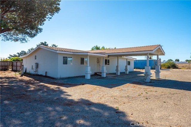 840 S Oak Glen Ave, Nipomo, CA 93444 - view of front of property with fence and stucco siding