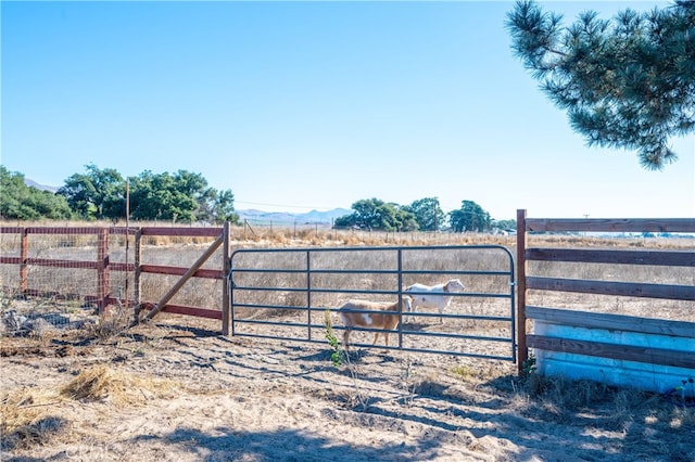 840 S Oak Glen Ave, Nipomo, CA 93444 - view of yard featuring a rural view, a gate, and fence