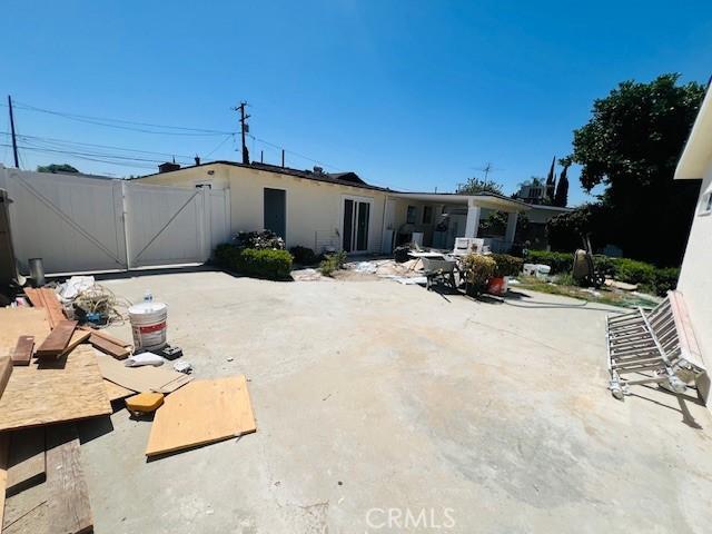 3837 Lincoln Ave, El Monte, CA 91731 - back of property featuring a gate