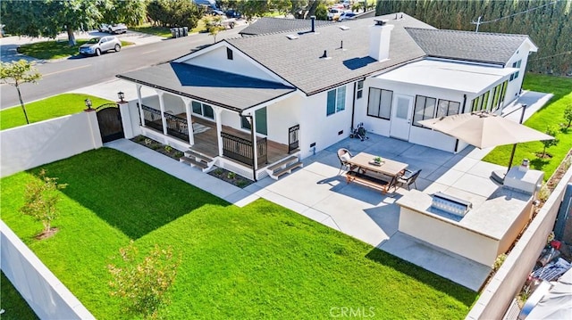 18011 Theodora Dr, Tustin, CA 92780 - view of subject property