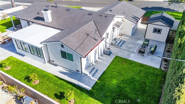 18011 Theodora Dr, Tustin, CA 92780 - aerial view of property and surrounding area